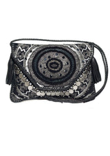 ibBan Hand Embroidered Canvas Sling Bag | Women's -Cotri