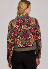 ibBan Women's Luxury Hand Embroidered Winter Jacket -Rio