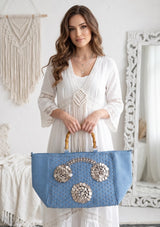 Bolso de Lona Bordado para Mujer - Layra