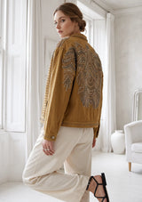 ibBan Women's Hand Embroidered Jacket | Luxury Designer Jacket - Masum Jacket