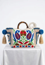 ibBan Women's Hand Embroidered Tote Bag - Miruna