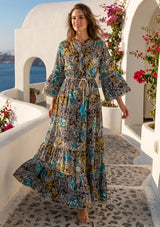 ibBan Premium Printed Cotton Long Tunic Dress -Lara Tunic