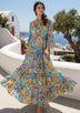 ibBan Premium Printed Cotton Long Tunic Dress -Lara Tunic
