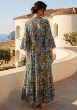 ibBan Premium Printed Cotton Long Tunic Dress -Lara Tunic