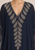 ibBan Women’s Hand Embroidered Georgette Kaftan Dress -Tanzeen