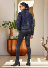 ibBan Women's Winter Hand Embroidered Jacket | Luxury Designer - Inshi