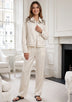ibBan Women's Hand Mirror & Pearl Embellished Designer Jacket -