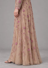 Women’s Party Long Dress with Hand Embroidery - Firdaso