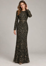 ibBan Women’s Party Long Dress with Hand Embroider -Zubania