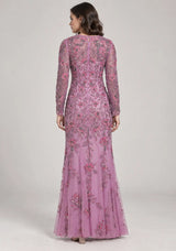 Women’s Party Maxi Dress with Hand Embroidery -