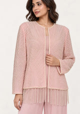 ibBan Women’s  Beaded Jacket and Pant Set - Zarina