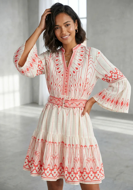 ibBan Hand Embroidered Short Tunic for Women - Meerab