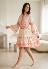 ibBan Hand Embroidered Short Tunic for Women - Meerab