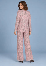 ibBan Women’s Georgette & Net Jacket with Hand Embroidered - Tasmia
