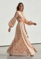 Vestido largo de algodón para mujer - Monifa