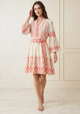 ibBan Hand Embroidered Short Tunic for Women - Meerab