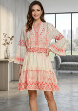 ibBan Hand Embroidered Short Tunic for Women - Meerab