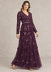 ibBan Women’s Party Long Dress with Hand Embroider -Raneem