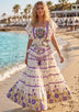 Women's Cotton Maxi Dress Cowl Neck - Nomsa