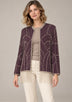ibabn Women’s Hand Beaded Fringe Jacket - Amaya