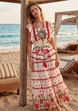 Women's Cotton Maxi Dress Cowl Neck - Nomsa