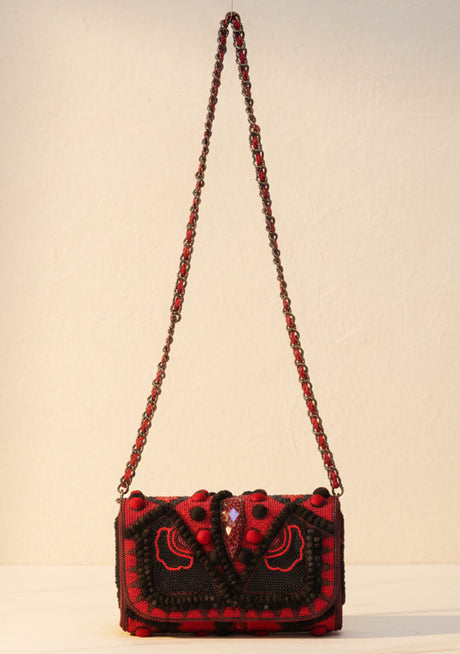 Bolso de lona bordado para mujer - Reina