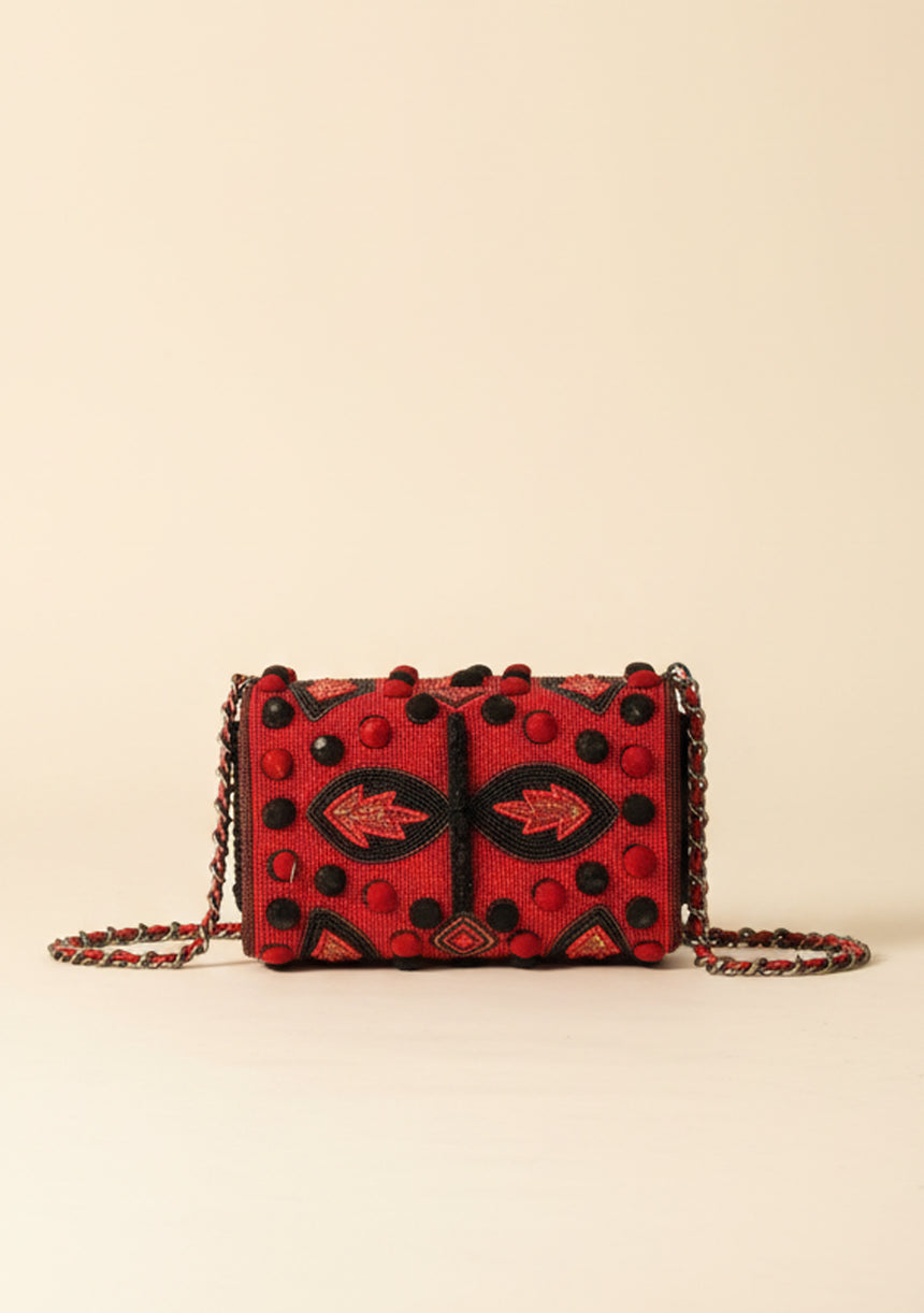 Bolso de lona bordado para mujer - Reina