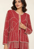 ibBan Women’s  Beaded Jacket and Pant Set - Zarina