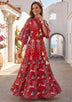 ibBan Embroidered Boho Cotton Maxi Dress with Tassel Tie - Fabiza