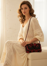 Bolso de lona bordado para mujer - Reina