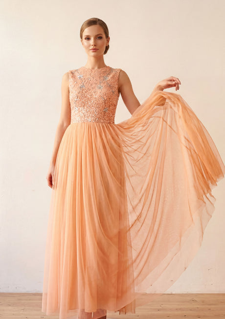 Bridal Party Dress (Peach)