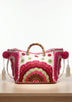 ibBan Women's Hand Embroidered Tote Bag - Sara | Artisan Canvas Handbag