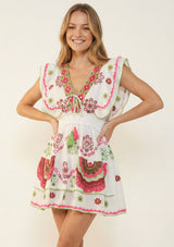 Minivestido de algodón para mujer - Sara