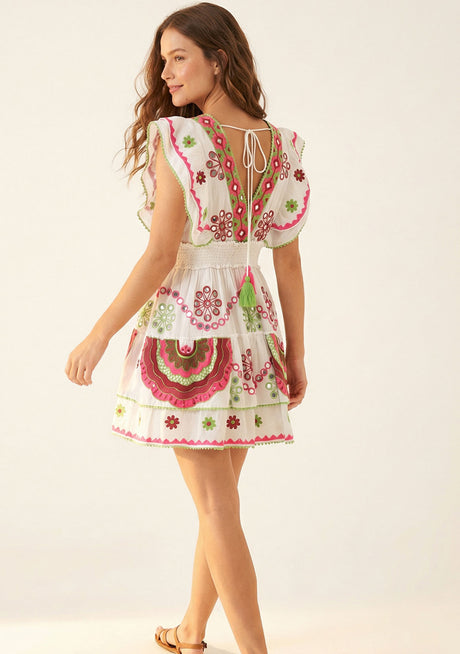 Minivestido de algodón para mujer - Sara