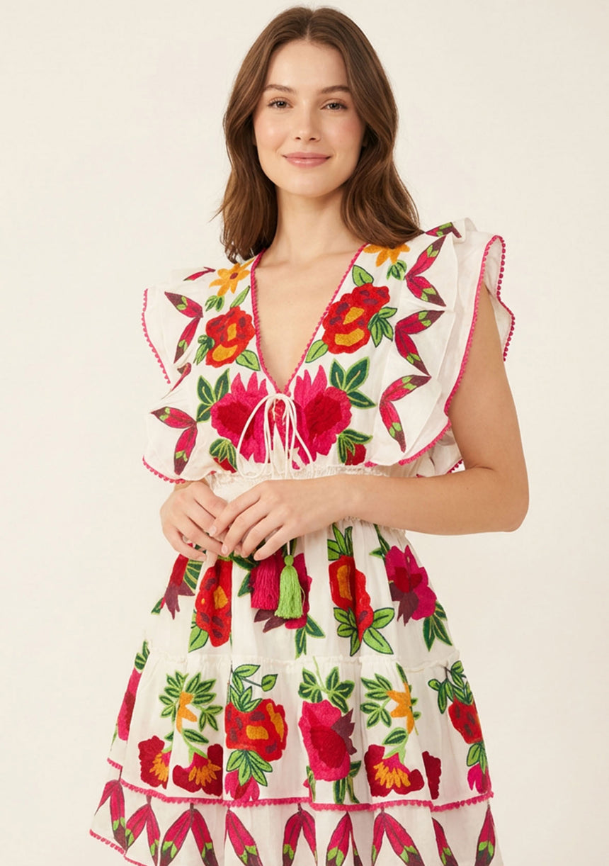 Minivestido de algodón para mujer - Sara
