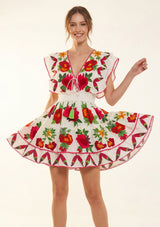 Minivestido de algodón para mujer - Sara
