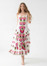Women's Cotton Maxi Dress Square Neck - Gypsy
