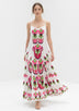 Women's Cotton Maxi Dress Square Neck - Gypsy