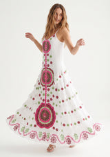 Women's Cotton Maxi Dress Square Neck - Gypsy