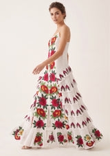 Women's Cotton Maxi Dress Square Neck - Gypsy