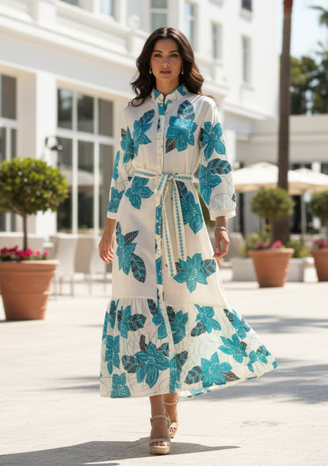 Maxivestido de algodón para mujer - Alma