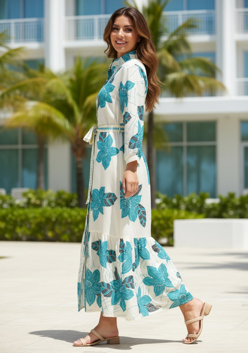 Maxivestido de algodón para mujer - Alma