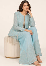 ibBan Women’s  Beaded Jacket and Pant Set - Zarina