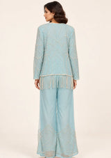 ibBan Women’s  Beaded Jacket and Pant Set - Zarina