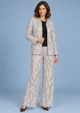 ibBan Women’s Georgette & Net Jacket with Hand Embroidered - Tasmia