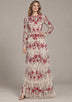 Women’s Party Dress with Hand Embroidery - Naegiza