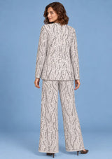 ibBan Women’s Georgette & Net Jacket with Hand Embroidered - Tasmia