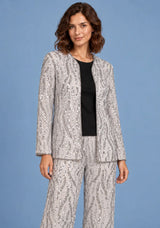ibBan Women’s Georgette & Net Jacket with Hand Embroidered - Tasmia