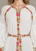 ibBan Floral Cotton Long Dress wint Hand Embroidery - Zayra