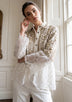 ibBan Luxury Women's Hand Embroidered Winter Lace Jacket - Isobel Jacket